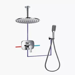 Sen cây âm tường và bát sen gắn trần Brunnen BF980 355B
