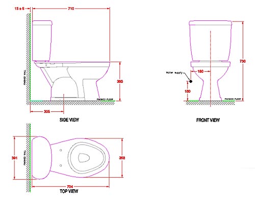 Bồn cầu American Standard VF-2396 (Nắp êm)