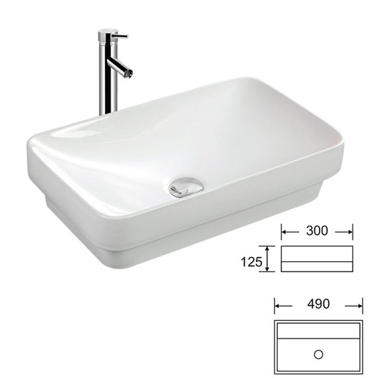 Chậu rửa lavabo Royal Join RA-8258 (455x320x135)