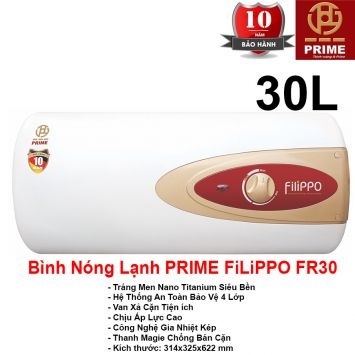 Bình Nóng Lạnh Prime 30L FILIPPO FR30