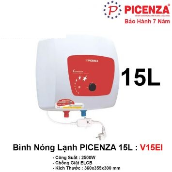 Bình Nóng Lạnh 15L PICENZA V15EI