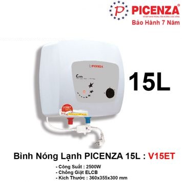 Bình Nóng Lạnh 15L PICENZA V15ET