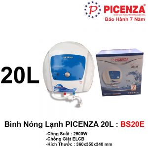 Bình Nóng Lạnh 20L PICENZA BS20E
