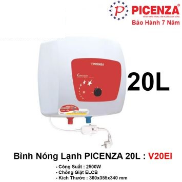 Bình Nóng Lạnh 20L PICENZA V20EI