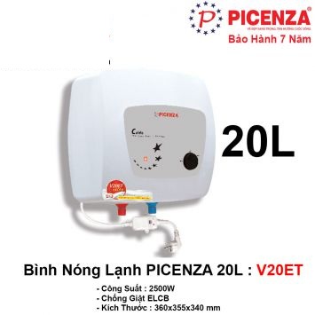 Bình Nóng Lạnh 20L PICENZA V20ET