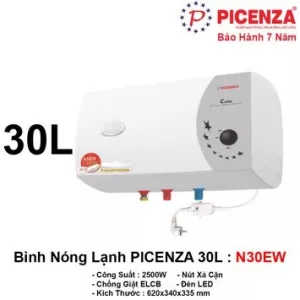 Bình Nóng Lạnh 30L PICENZA N30EW