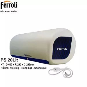 Bình Nóng Lạnh Ferroli PUFFIN-PS20 (20 Lít)