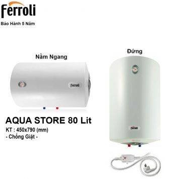 Bình Nóng Lạnh Ferroli AQUA80E (80 Lít)