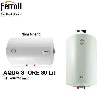 Bình Nóng Lạnh Ferroli AQUA80 (80 Lít)