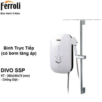 Bình Nóng Lạnh Trực Tiếp Ferroli SSP