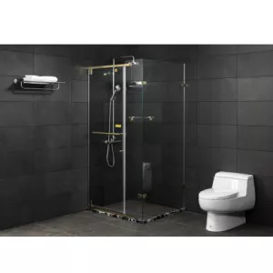 Vách kính theo yêu cầu Fendi FDG-3X3 (kính dày 10mm)