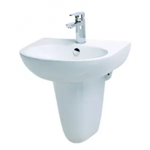 Chậu Lavabo Caesar Chân Ngắn L2152/P2443