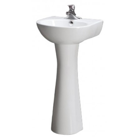 Chậu Rửa Mặt Lavabo Caesar Kèm Chân Dài L2140/P2440