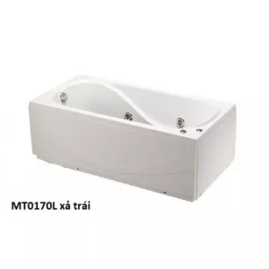 Bồn Tắm Massage 1.7M Chân Yếm CAESAR MT0170L/R