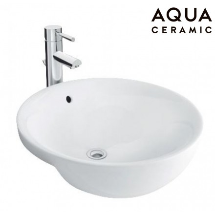 Chậu Rửa Mặt Lavabo Inax AL-333V Bán Âm AquaCeramic