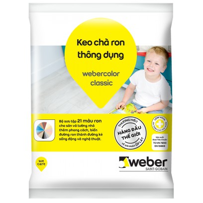 Keo trét mạch webercolor classic ( Trắng )