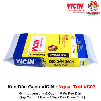 Keo Dán Gạch Ngoài Trời VICIN VC02