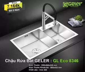 Chậu Rửa Bát Geler GL Eco 8346