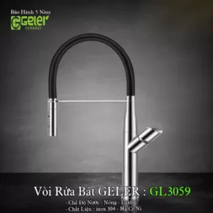 Vòi Rửa Bát Nóng Lạnh Geler GL3059