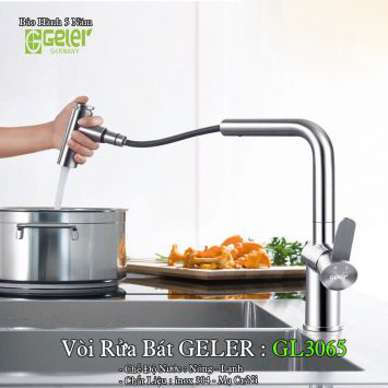 Vòi Rửa Bát Nóng Lạnh Geler GL3065
