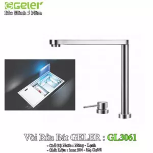Vòi Rửa Bát Nóng Lạnh Geler GL3061