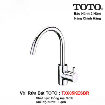 Vòi Rửa Bát Lạnh TOTO TX606KES