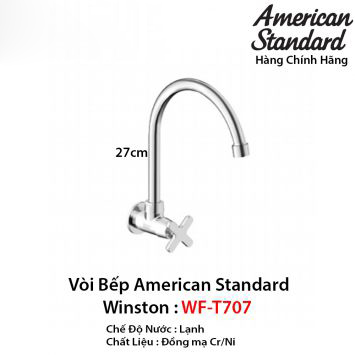 Vòi Rửa Bát 1 Đường Lạnh American Standard WF-T707