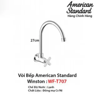 Vòi Rửa Bát 1 Đường Lạnh American Standard WF-T707