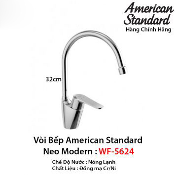 Vòi Rửa Bát Nóng Lạnh American Standard WF-5624