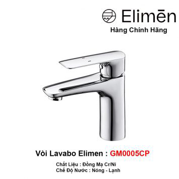 Vòi Lavabo Elimen GM0005CP