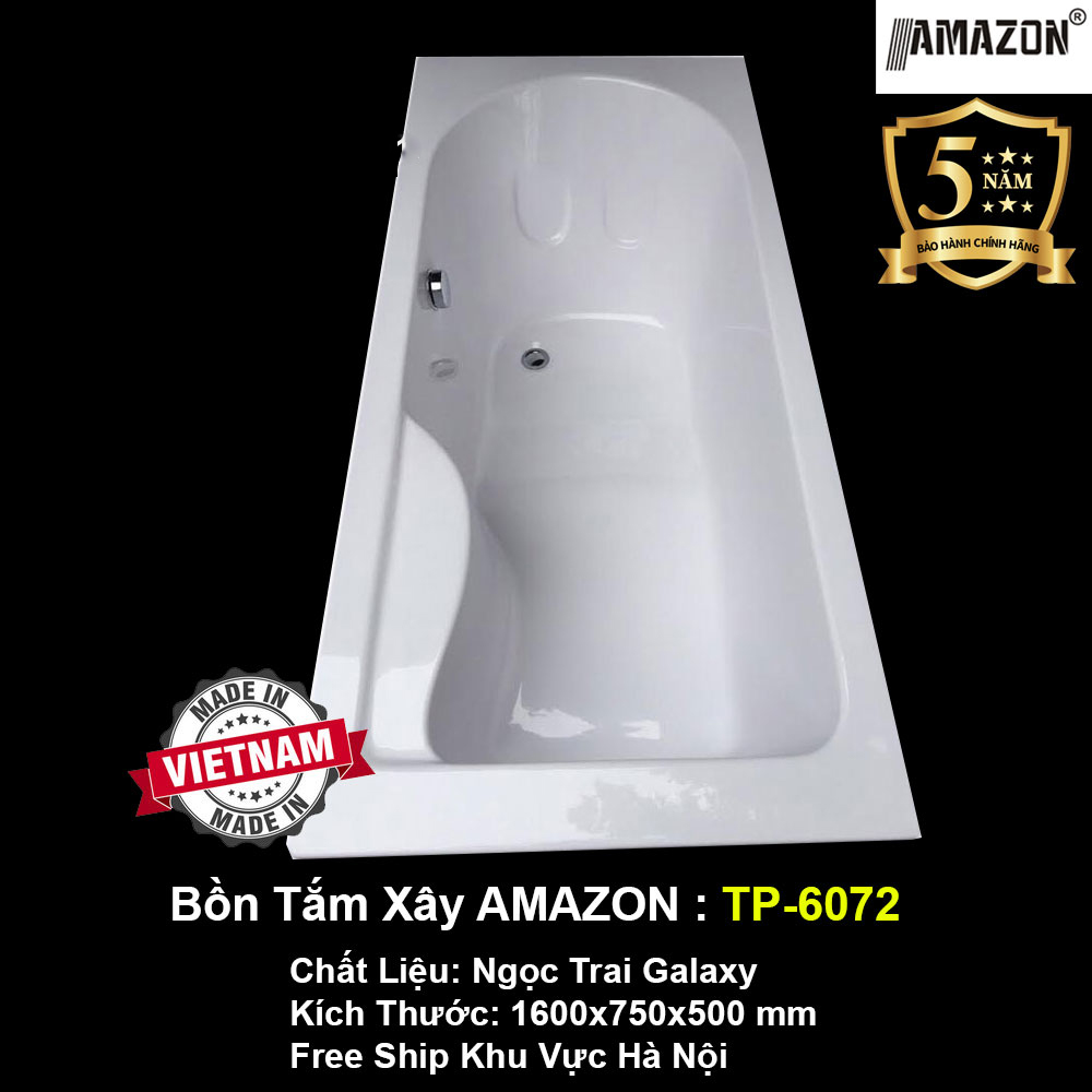 Bồn Tắm Xây AMAZON TP-6072