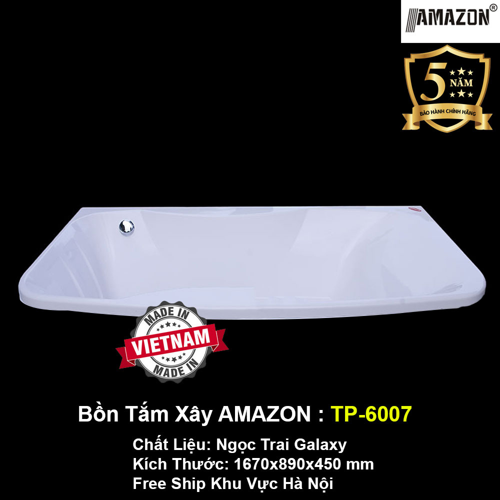 Bồn Tắm Xây AMAZON TP-6007