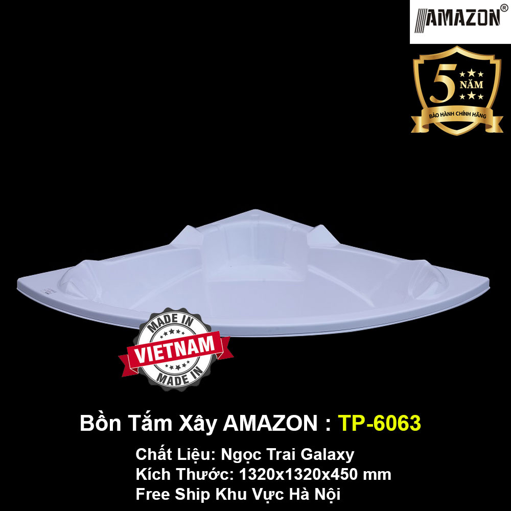 Bồn Tắm Góc Xây AMAZON TP-6063