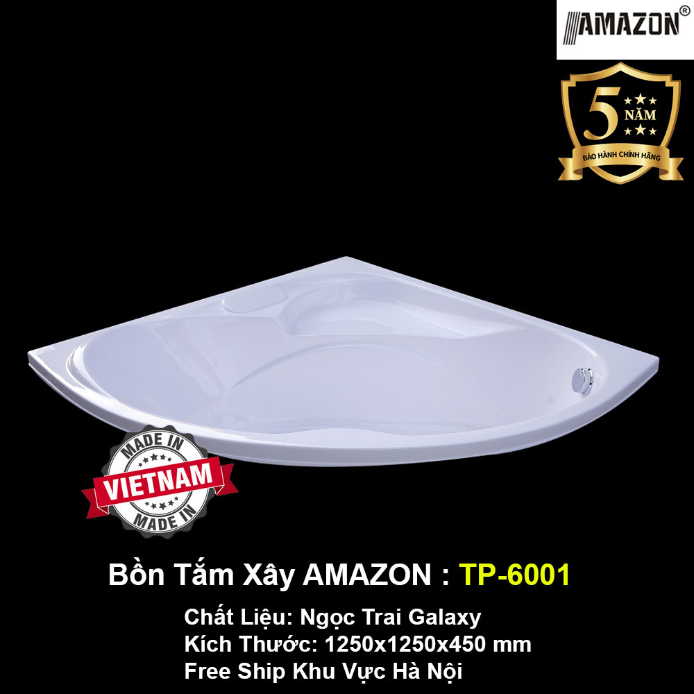 Bồn Tắm Góc Xây AMAZON TP-6001