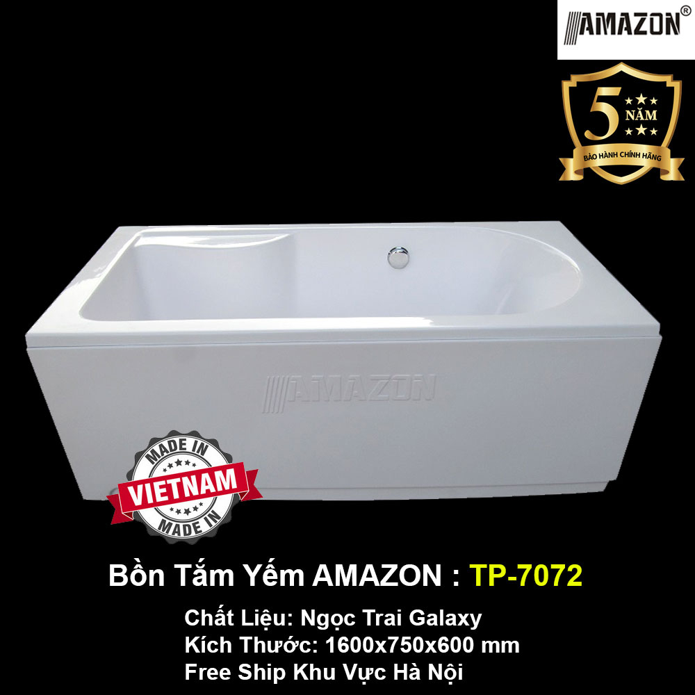 Bồn Tắm Yếm AMAZON TP-7072