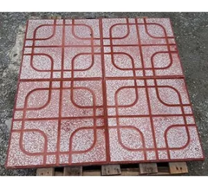 Gạch vỉa hè 40x40 QP2 màu đỏ