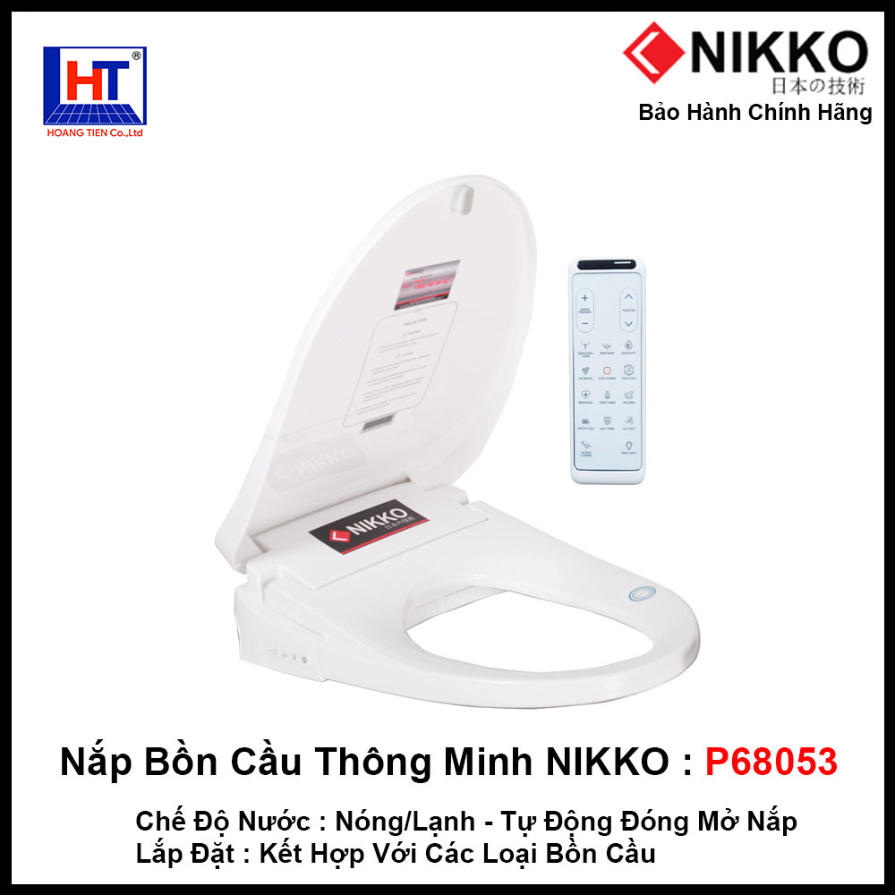 Nắp Bồn Cầu Thông Minh NIKKO P68053