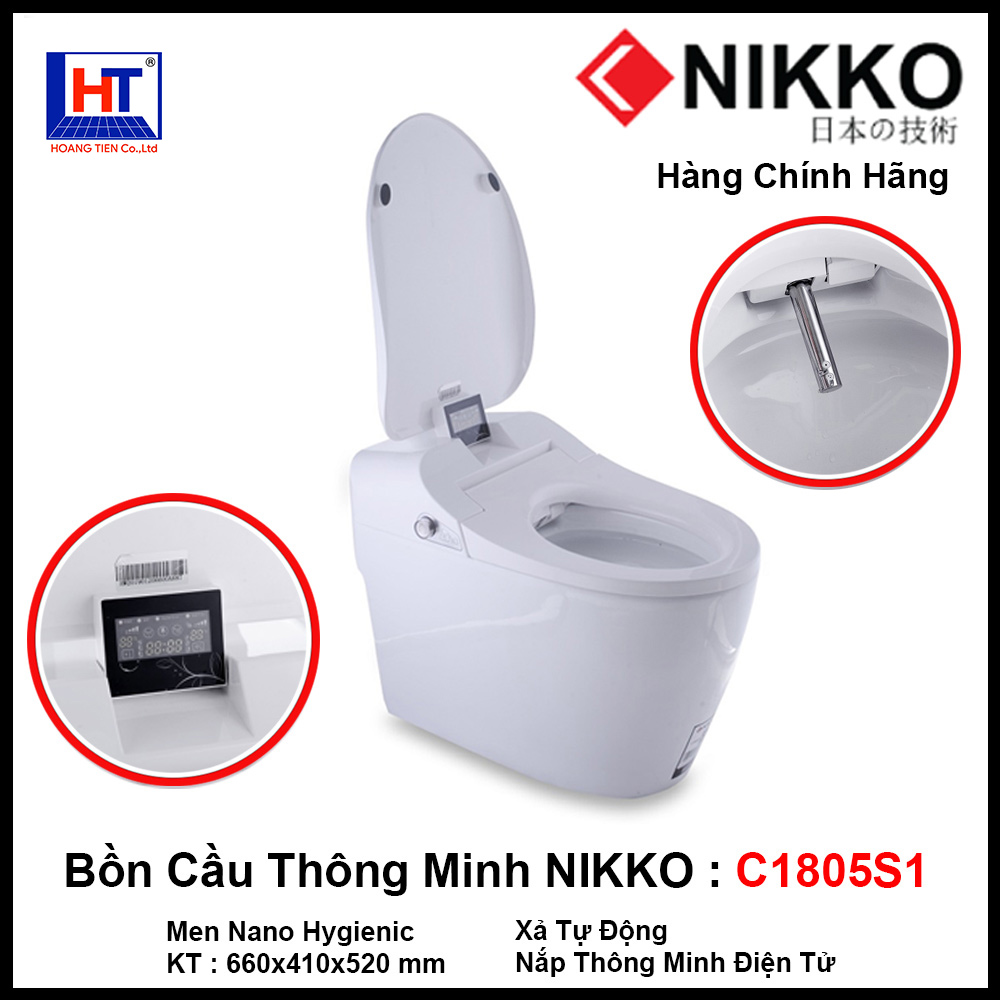 Bồn Cầu Thông Minh NIKKO C1805S1