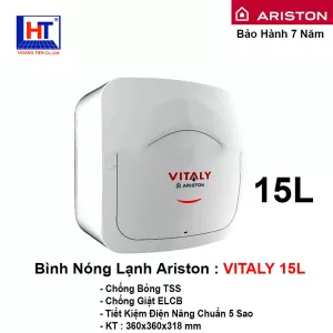 Bình Nóng Lạnh Ariston 15L Vitaly