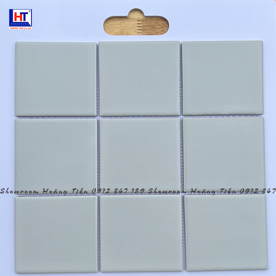 Gạch Mosaic 10x10 Men Mờ Màu Xám