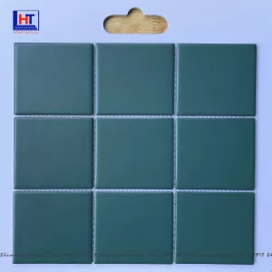 Gạch Mosaic 10x10 Men Mờ Màu Xanh