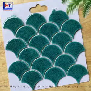 Gạch Mosaic Vảy Cá Rạn 2 Lớp HTF 90011