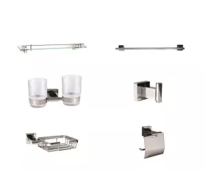 BỘ PHỤ KIỆN 6 MÓN ĐẾ VUÔNG GUCEN (G-B1101)
